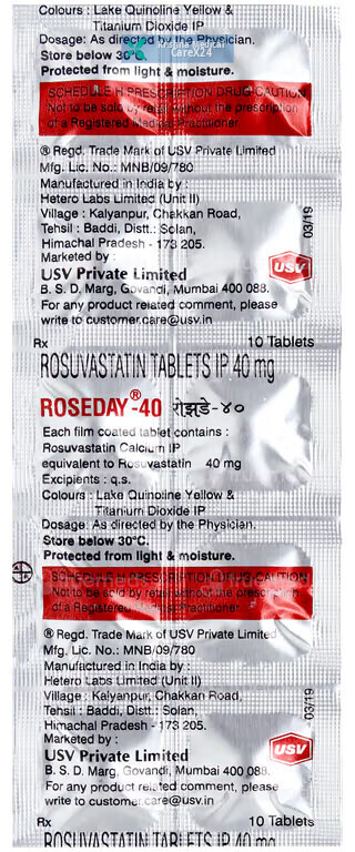Roseday 40 Tablet