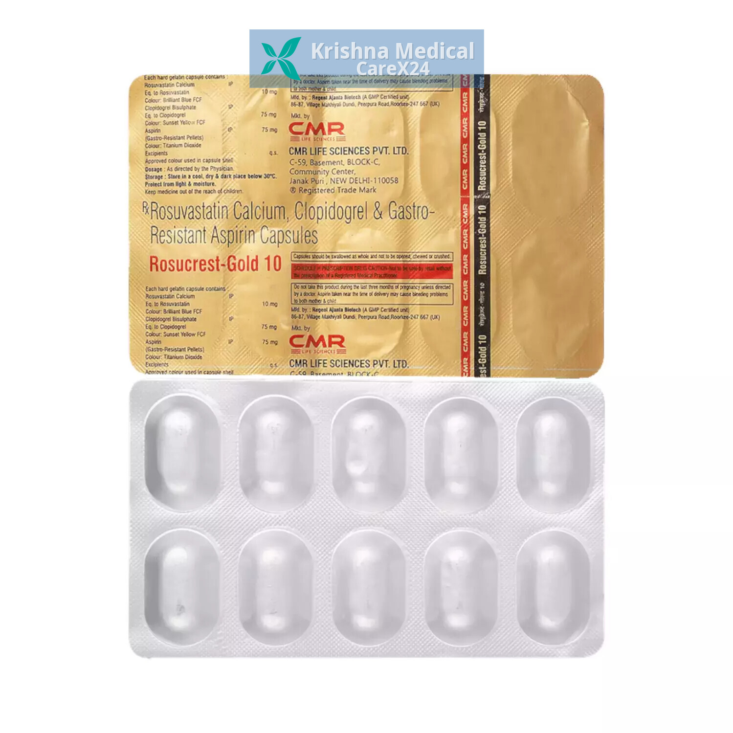 Rosucrest-Gold 10 Capsule