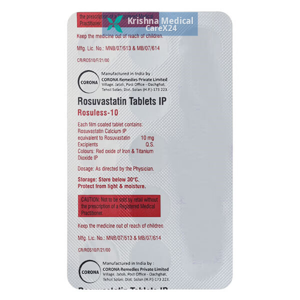 Rosuless 10 Tablet