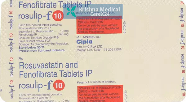 Rosulip F 10 Tablet