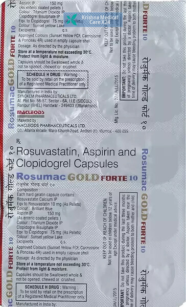 Rosumac Gold Forte 10 Capsule