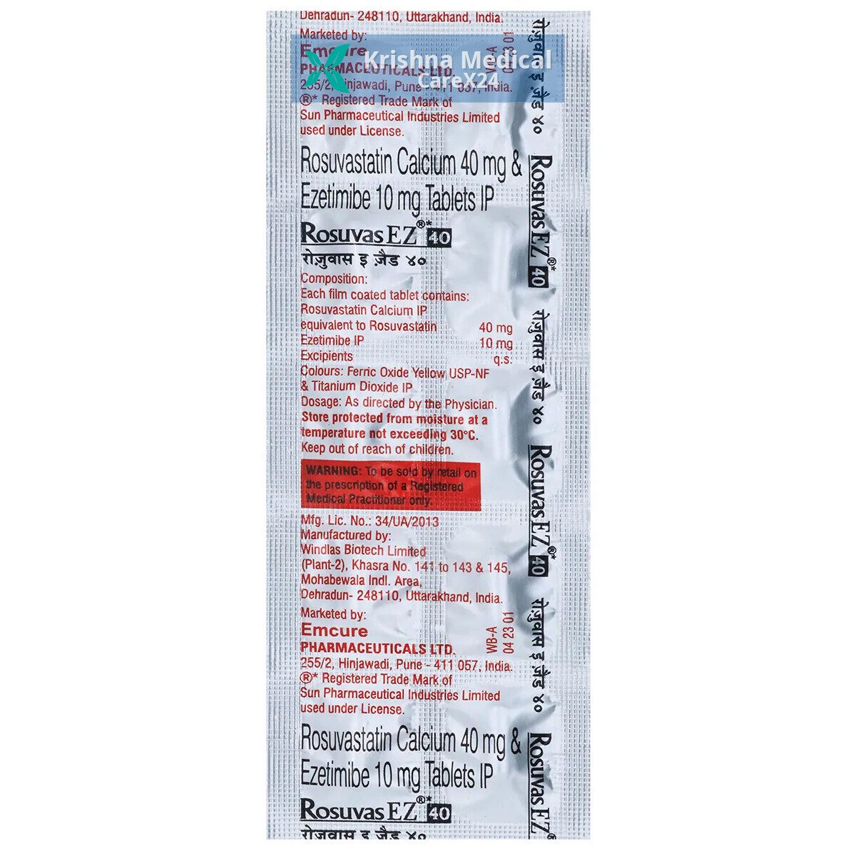 Rosuvas EZ 40 Tablet