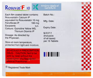 Rosuvas F 10 Tablet