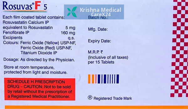 Rosuvas F 5 Tablet