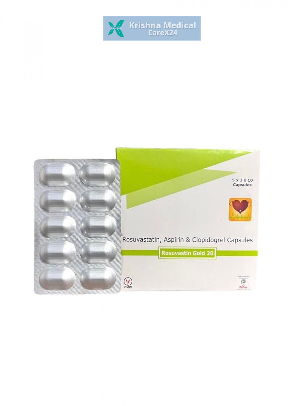 Rosuvastin Gold 20 Capsule