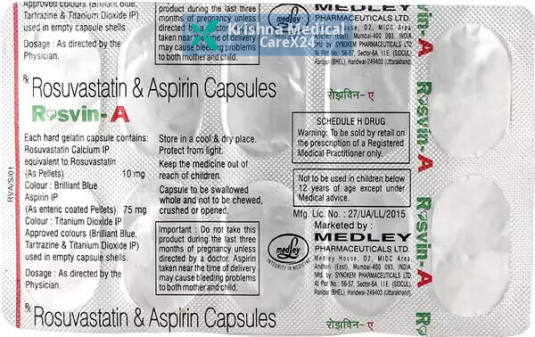Rosvin-A 10mg/75mg Capsule
