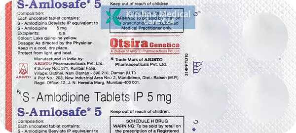 S Amlosafe 5 Tablet
