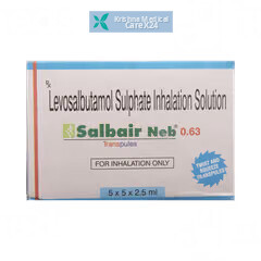 Salbair Neb 0.63 Transpules-2.5ml