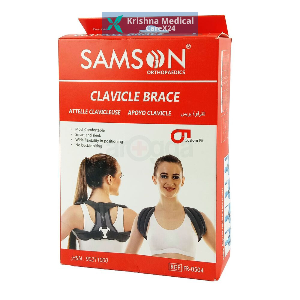 Samson Clavicle Brace Grey/Black L (FR-0504)