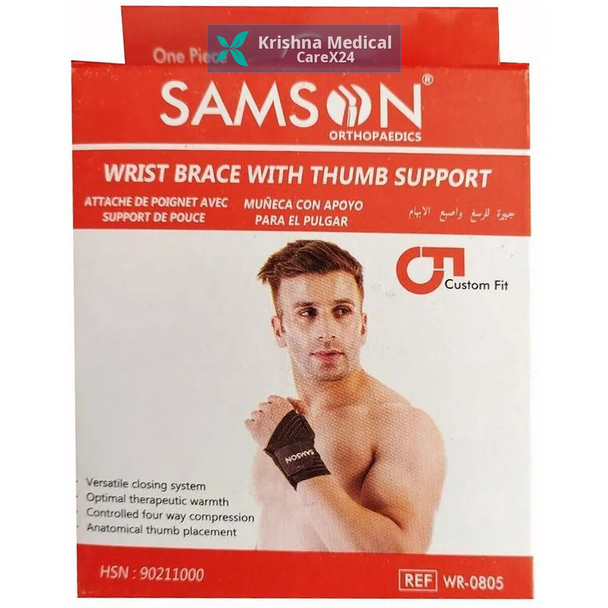 Samson Wrist Brace With Thumb Support Universal (WR-0805)