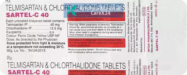 Sartel C 40 Tablet