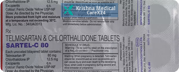 Sartel C 80 Tablet