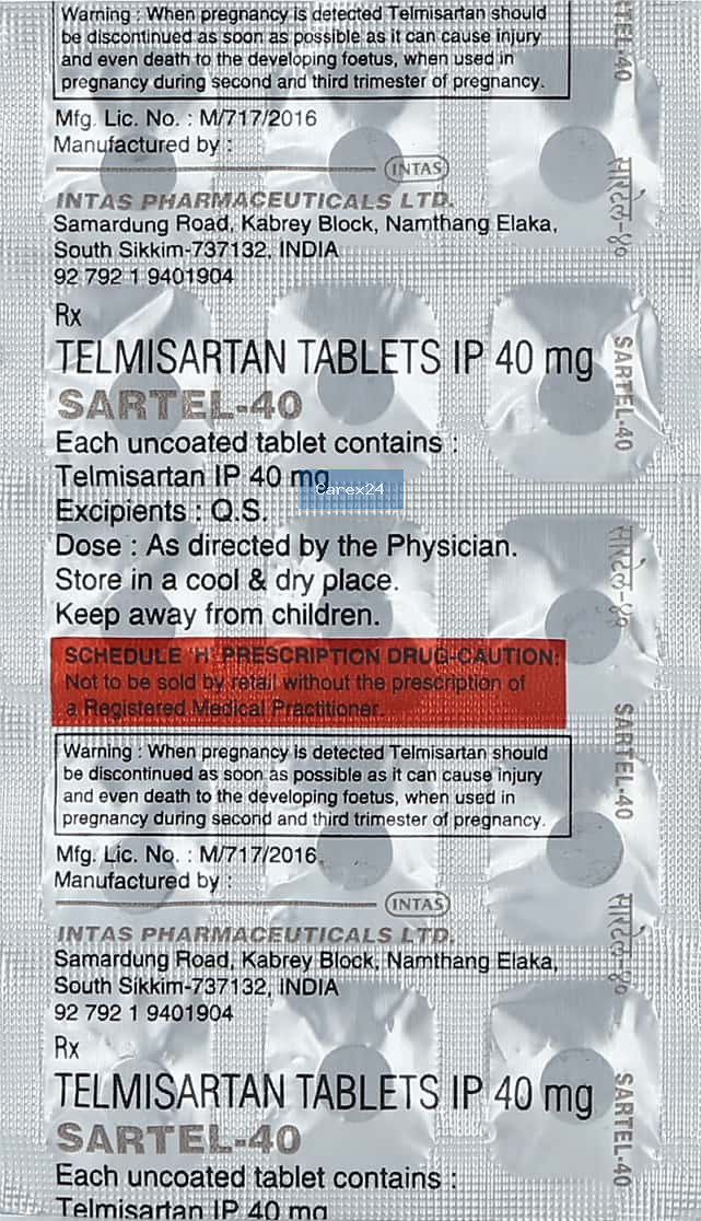 Sartel LN 40 Tablet