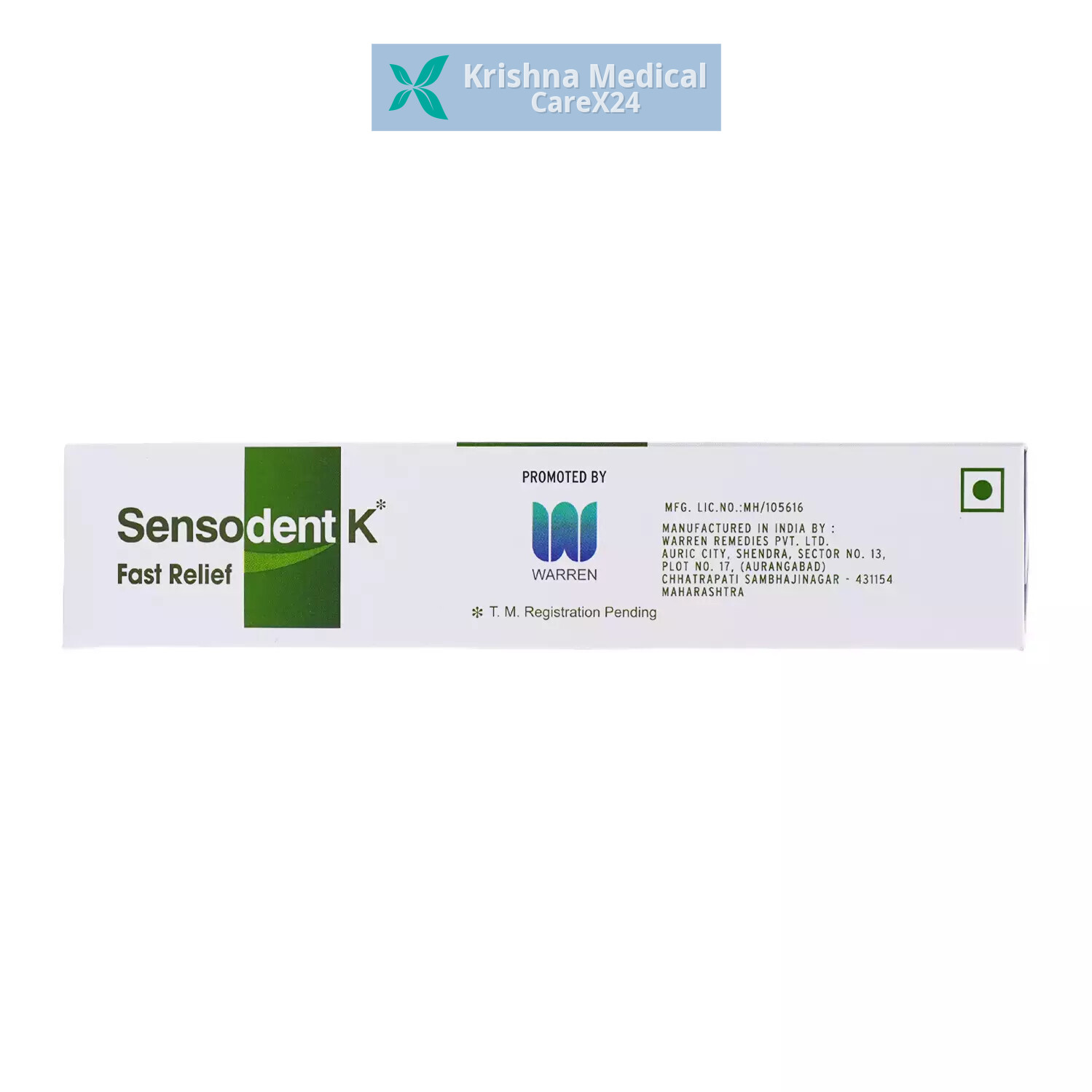 Sensodent K Fast Relief Tooth Paste