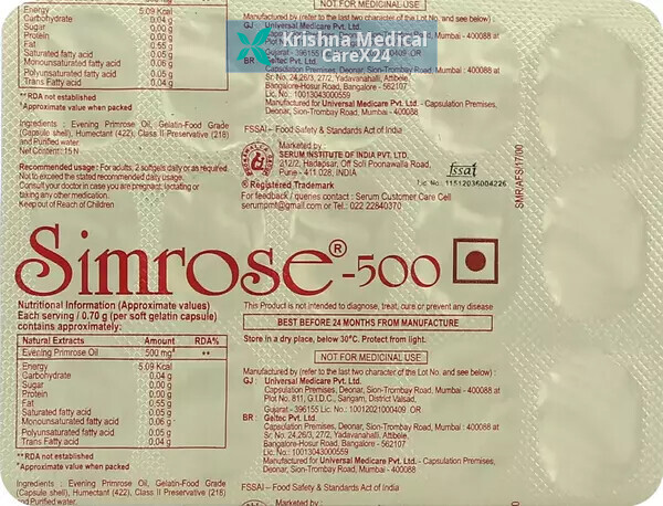 Simrose 500 Capsule