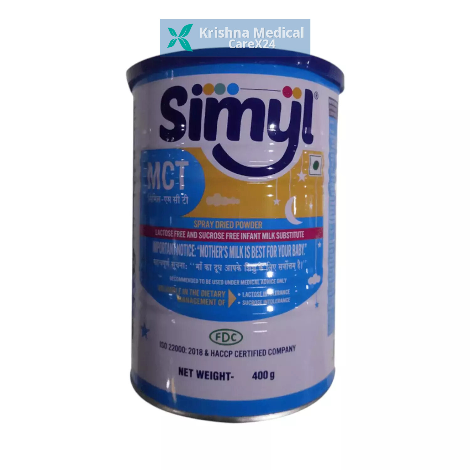 Simyl Mct Powder- 400gm (Tin)