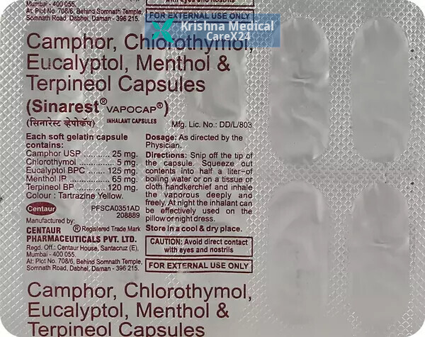Sinarest Vapocap Capsule