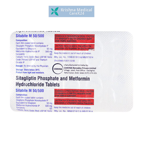 Sitabite M 50/500 Tablet