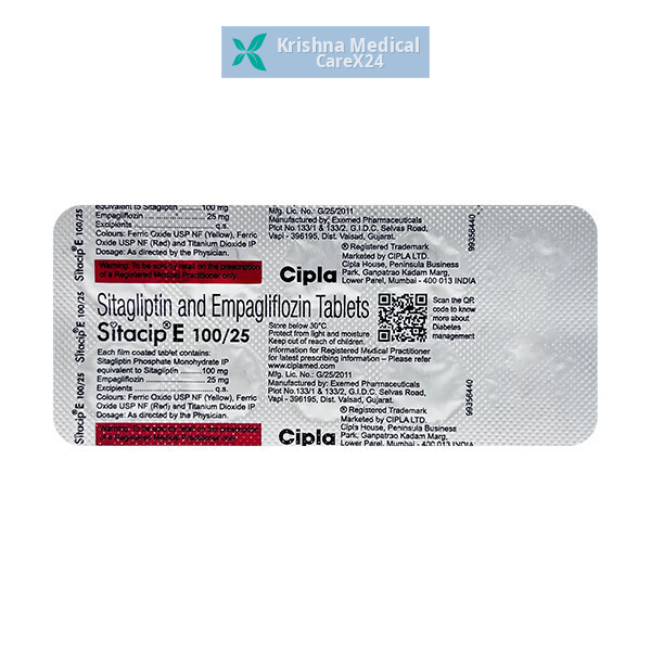 Sitacip E 100/25 Tablet