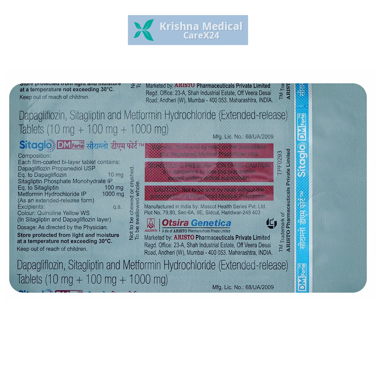 Sitaglo DM Forte Tablet