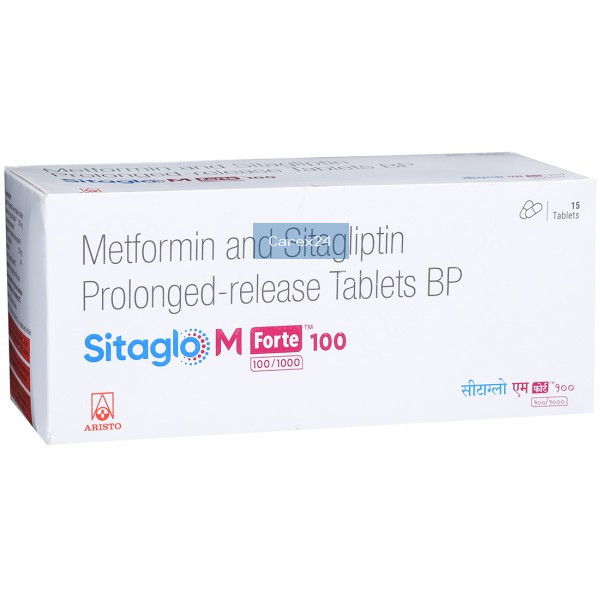 Sitaglo M Forte 100/1000 Tablet