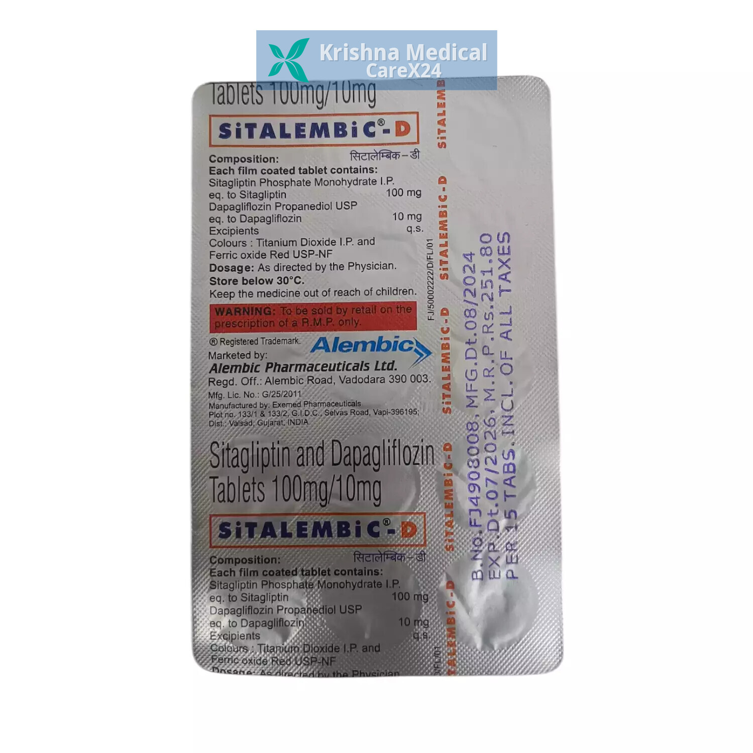 Sitalembic D Tablet