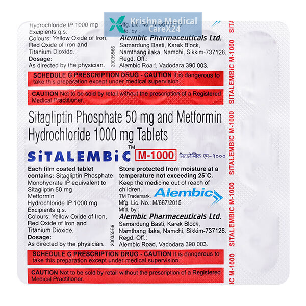 Sitalembic M-1000 Tablet