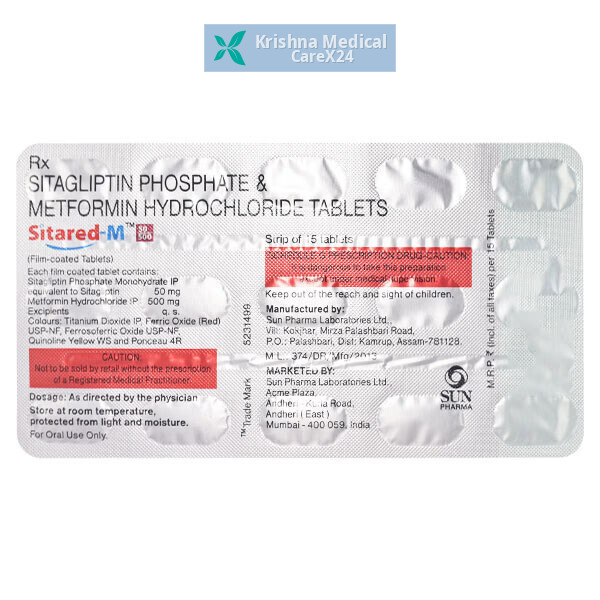 Sitared M 50/500 Tablet