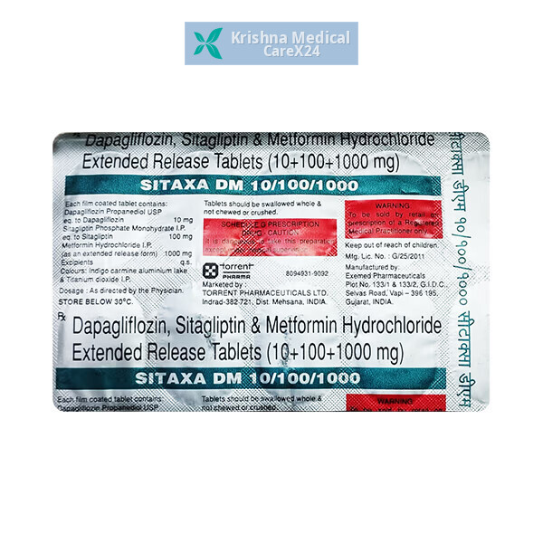 Sitaxa DM 10/100/1000 Tablet