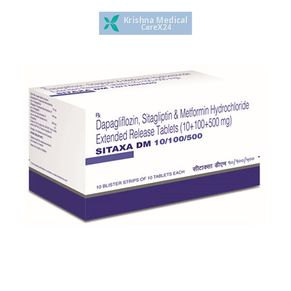 Sitaxa DM 10/100/500 Tablet