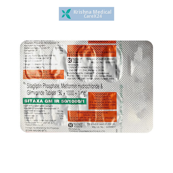 Sitaxa GM IR 50/1000/1 Tablet