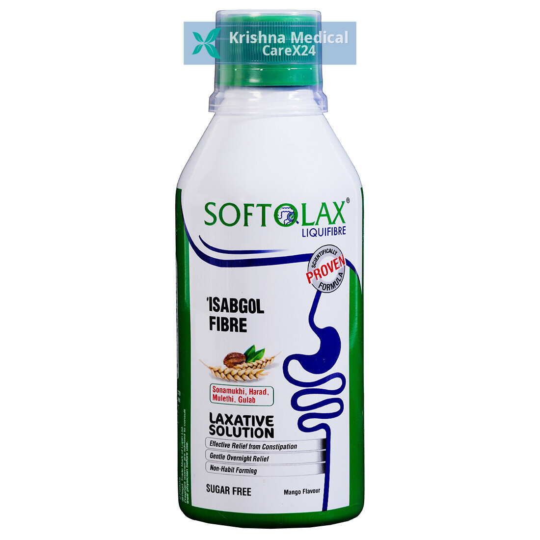 Softolax Liquifibre Isabgol Fibre Sugar Free Mango Laxative Solution