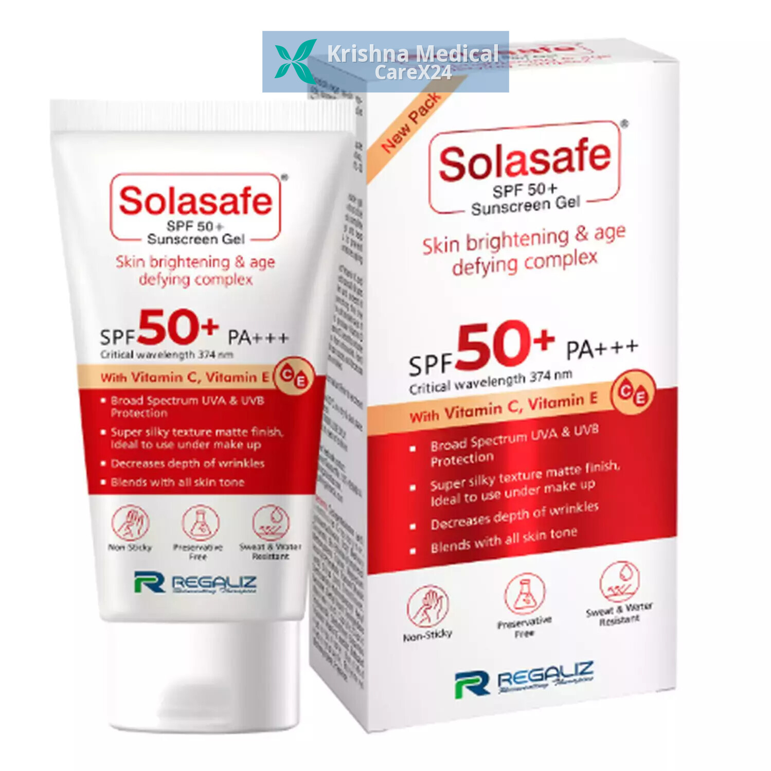 Solasafe Spf 50+ Sunscreen Gel