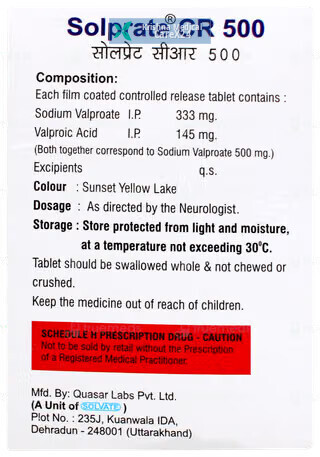 Solprate CR 500 Tablet