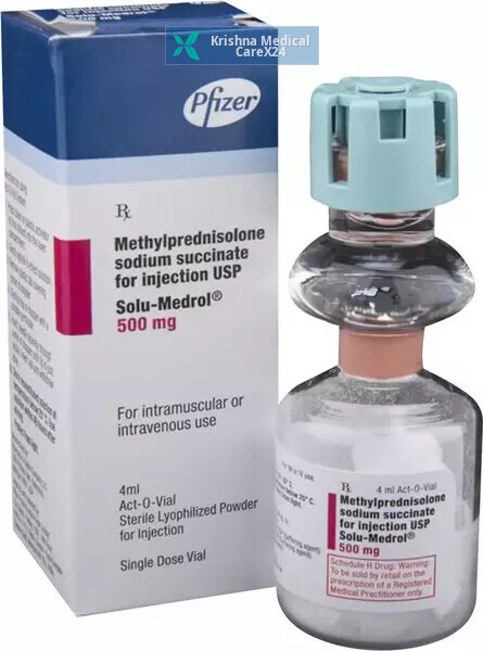 Solu Medrol 500mg Injection