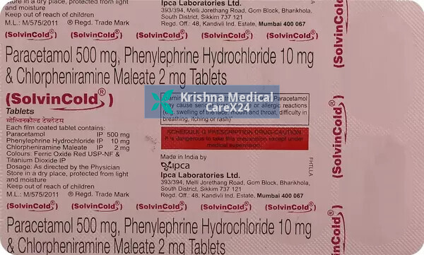 Solvin Cold Tablet