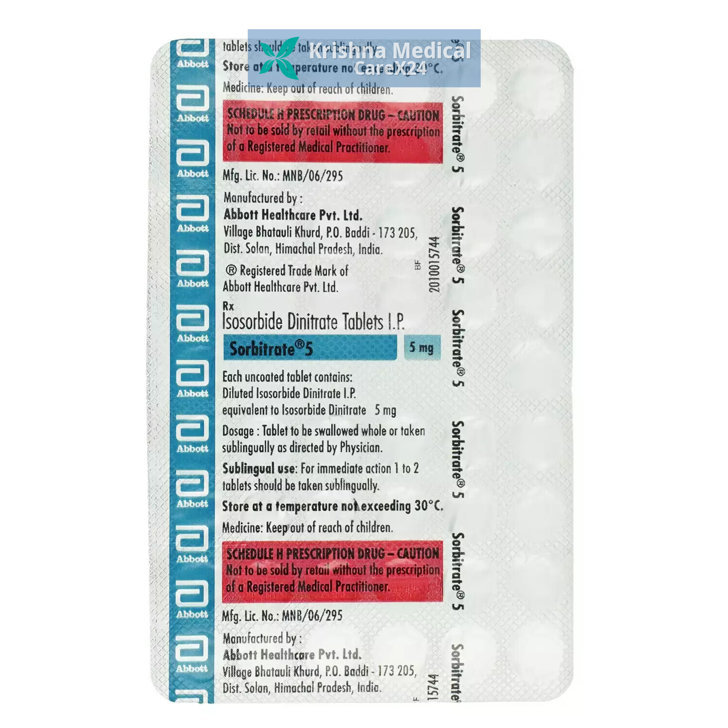 Sorbitrate 5 Tablet