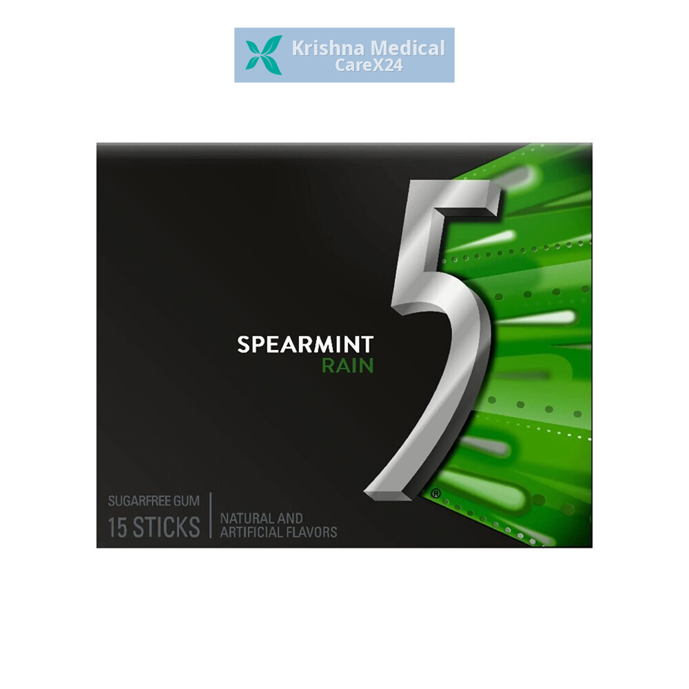 Spearmint Rain Sugarfree Gum Candy