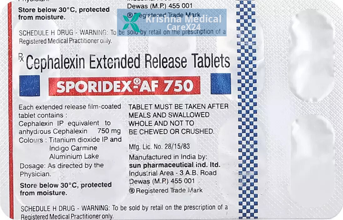 Sporidex AF 750 Tablet