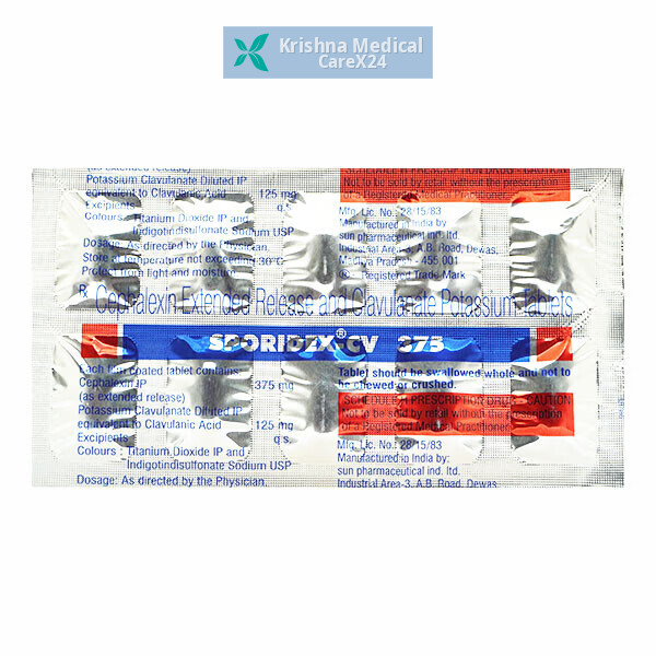 Sporidex CV 375 Tablet