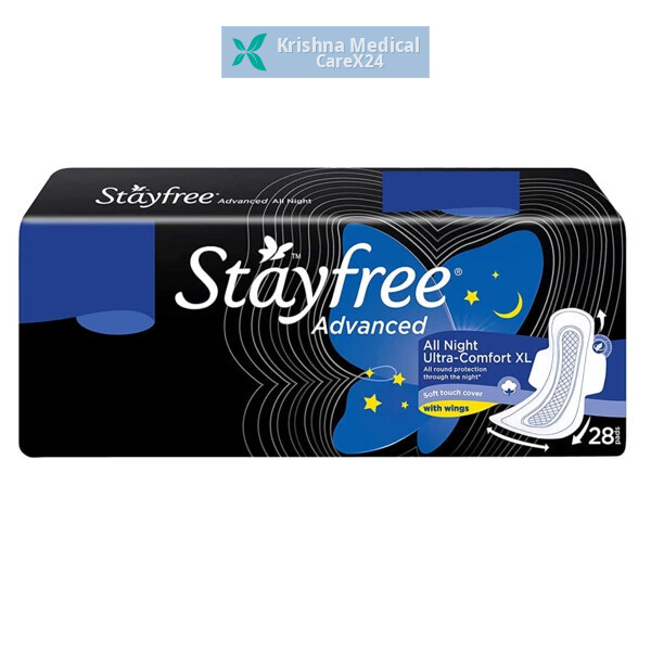 Stayfree Advanced All Night Ultra Comfort Sanitary Pads XL
