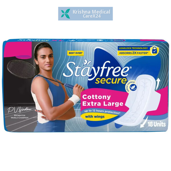 Stayfree Secure Cottony Comfort Pads XL
