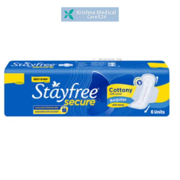 Stayfree Secure Cottony Regular Sanitary Pads