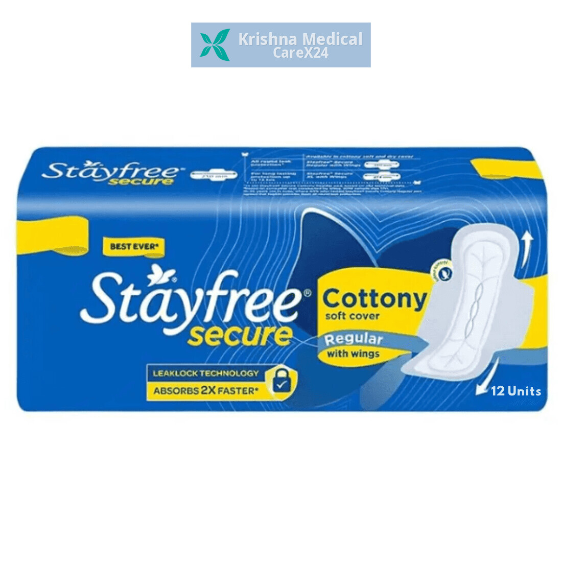 Stayfree Secure Cottony Sanitary Pads Regular
