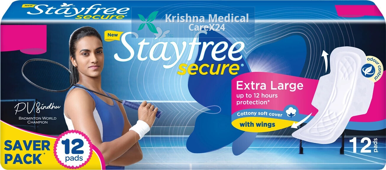 Stayfree Secure Cottony Sanitary Pads XL