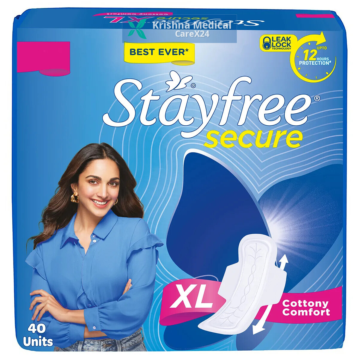 Stayfree Secure Cottony Sanitary Pads XL