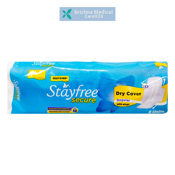 Stayfree Secure Dry Cover Pads Regular