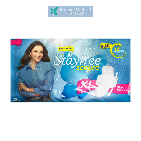 Stayfree Secure Dry Cover Pads XL