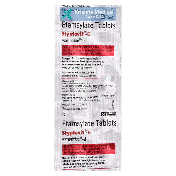 Styptovit E 250 Tablet