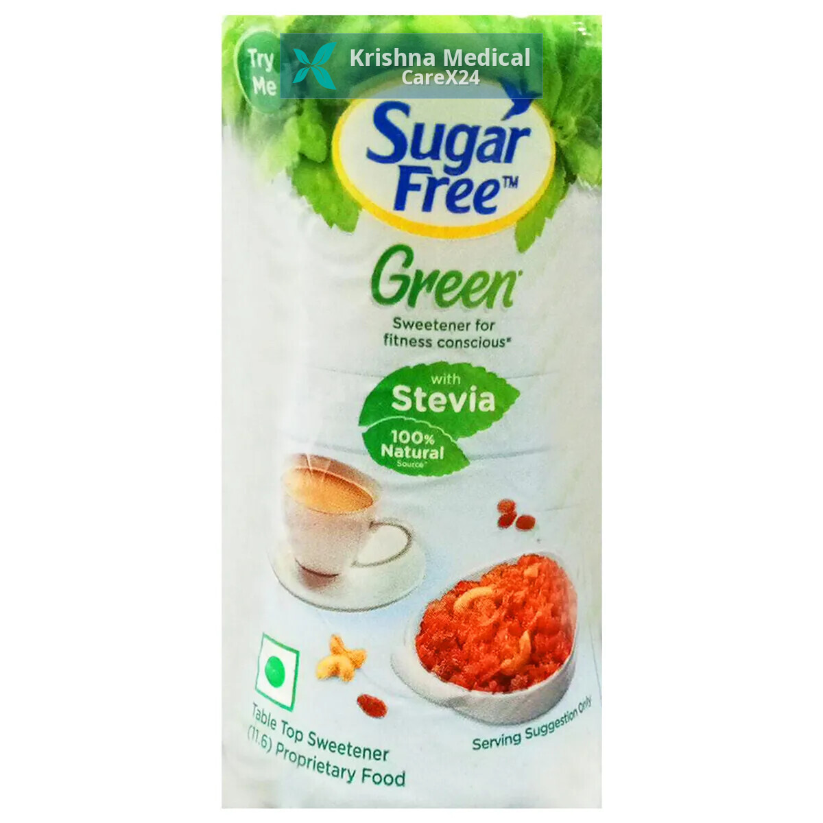 Sugar Free Green Sweetener With Stevia